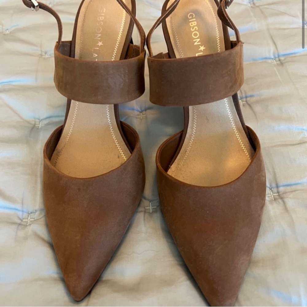 Suede heels
